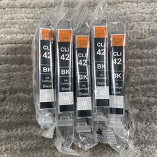 CLI 42 BK Compatible Ink Cartridges Black For Canon Pro-100 Photo 5PK Printers picture