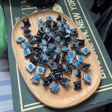 72 PCS Kailh Choc V2 Blue Low Profile Switches 3Pin 55gf Clicky MX picture