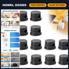 Cable Management Cord Organizer - 12PCS Under Desk Holder for Home Office & Car picture