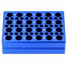 1 Pcs Aluminum Cooler Cooling Block PCR Test Tube Rack 10.5/6mm Diameter picture