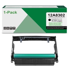 12A8302 Compatible Imaging Drum for Lexmark E230 E232 E238 Black 1 Pack picture