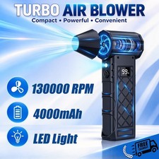 Electric Air Duster,130000RPM Compressed Air Duster with 2 LED Light for Home，d picture