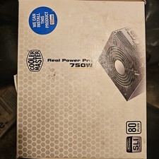Cooler Master Real Power Pro RS-750-ACAA-A1 750W ATX 12V / EPS 12V SLI Cert READ picture