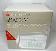 Ashton-Tate dBase IV IBM PC Version 1.0 Upgrade Format 5.25 See Pictures Details picture