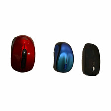 Adesso iMouse S50R Wireless Optical Mouse, Black/Red/Blue picture