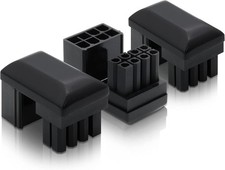 3-Pack GPU VGA PCIe 8 Pin U Turn 180 Degree Angle Connector Power Adapter Board picture
