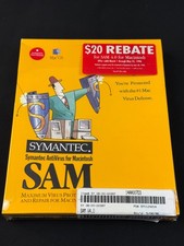 1996 Vintage Mac Software ~ Symantec Antivirus for Macintosh 4 ~ SAM  ~ Sealed picture