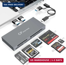 8 in 1 CFexpress Type B Card Reader with 2 10Gb USB, USB3.2 Gen2 10Gbps CF Expre picture