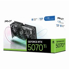 PNY Nvidia GeForce RTX 5070 Ti OC Triple Fan Graphics Card GPU 16GB GDDR7 picture