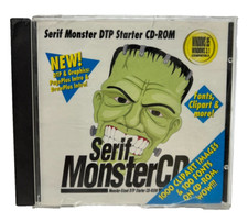 Serif Monster Sized DTP Starter CD ROM Software for Windows 95 or 3.1 Clip Art picture