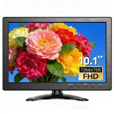 Eyoyo 10 Inch 1366x768 Security Monitor Built-in Speakers HDMI VGA AV BNC USB picture