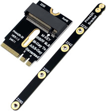 2230 A+E-Key Male to NVME M-Key Female Extension PCI-E 4.0 Adapter with Bracket picture