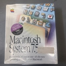 1994 Vintage Apple Macintosh System 7.5 BRAND NEW SEALED picture