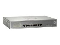 LevelOne GEP-0822 Switch unmanaged 8 x 10/100/1000 (PoE+) GEP-0822 picture