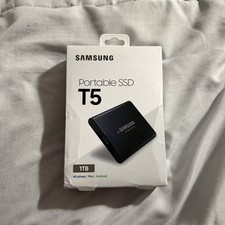 Samsung T5 1 TB USB 3.1 Gen 2 External Portable SSD Hard Drive (MU-PA1T0B) - NEW picture
