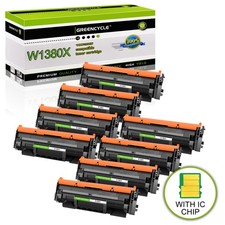 8PK W1380X Toner with Chip For 138X HP LaserJet Pro 3001dw 3001fdw MFP 3101fdw picture