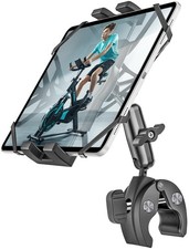 Aluminium Motorcycle Tablet Holder, Handlebar 145.77 cubic inches, Black  picture