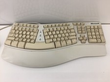 MICROSOFT NATURAL CURVE KEYBOARD ELITE X03-51763 PS2 WIRED X03-51764 Great picture