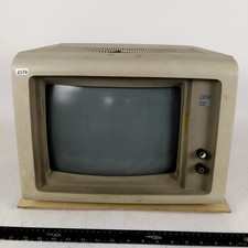 IBM Personal Computer Display CRT Monitor For Parts Not Working Cut Cord picture