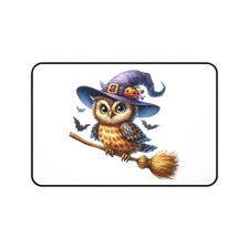 Halloween Owl Desk Mat AOP Gothic Owl Fall Office Table Mat picture
