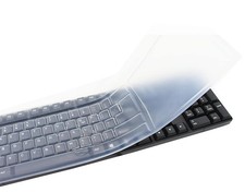 Clear Silicone Keyboard Cover Skin for Standard Size Computer/Desktop/PC with 10 picture