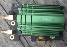 StarTech PEX867WAC22 AC1200 Dual Band PCI-e PCI Express WiFi Card NO Antenna picture