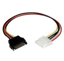 1FT StarTech SATA 15-Pin Female to LP4 Male Power Cable Adapter picture