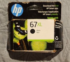 HP 67XL Black Genuine/Original Inkjet Ink Cartridge 3YM57AN for HP Printers picture