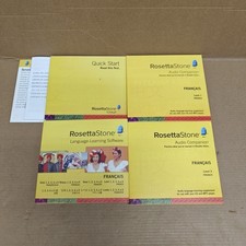 Rosetta Stone Francais Level 1-5 FRENCH Incomplete As Pictured (13-3) picture