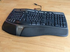 Microsoft Natural Ergonomic Keyboard 4000 v1.0 USB Wired Black Gray KU-0462 picture