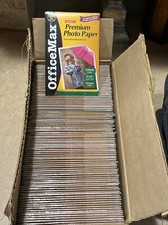Office Max Glossy Premium Photo Paper 4X 6. YOU GET THE WHOLE BOX🌟500 SHEETS picture