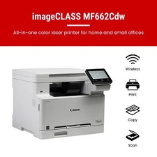 Canon Color imageCLASS MF662Cdw Wireless Laser Printer for Duplex Printing, picture