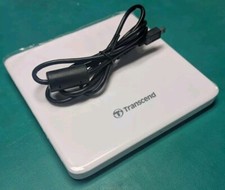 Portable DVD Writer Optical Drive Extra Slim Transcend 8K (TS8XDVDS-W) - AS NEW picture