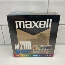 Maxell MF2HD Formatted High Density Color IBM Compatible Floppy Disk 3.5