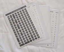 Japanese Keyboard Sticker - Black / White / Transparent 108 keys high quality  picture
