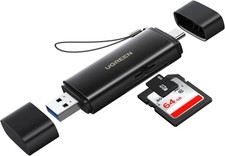 UGREEN 2-in-1 USB-C/USB-A Card Reader for SD/SDHC/SDXC & microSD/microSDXC picture