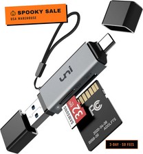 SD Card Reader, High-Speed USB C to Micro SD Card Adapter USB 3.0 Dual Slots, Me picture