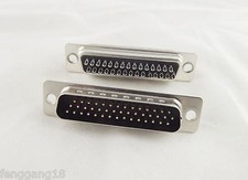 10pcs D-SUB 44 Pin DB44 Male Plug Solder Type Straight Adapter Connector 3 Rows picture