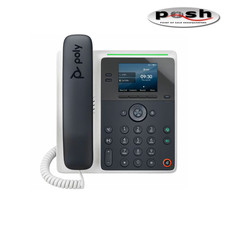 HP Poly Edge E100 IP Phone PoE Corded Desktop Phone 82M86AA- 3 HP Year Warranty picture