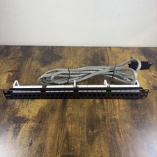 Intellinet Network Solutions 24-Port Cat5e Patch Panel With Switch Cable Used picture