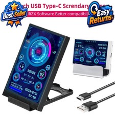 3.5 Inch USB Type-C Secondary Screen IPS LCD 320x480 PC CPU RAM Monitor picture