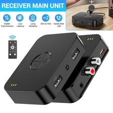 Bluetooth 6.0 Transmitter Receiver 3 IN 1 Wireless Audio 3.5mm Jack Aux Adapter picture