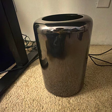 Apple Mac Pro Desktop Computer Cylinder Form Factor - Black (Apple Mac Pro) picture