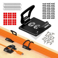 CableGenie [Made in the UK] 30-Pack Adjustable Elastic Self-Adhesive Cable Ti... picture