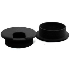 2pcs 2 Inch Desk Wire Cord Cable Grommets Hole Cover for 2 inches, Black-2Pcs picture