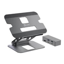 J5create JTS327 Multi-Angle single 4K HDMI Docking Laptop Stand with USB-C Pass  picture