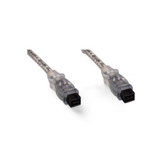 10ft FireWire IEEE 1394b Cable 9 Pin to 9 Pin - Silver picture