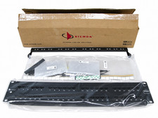 Siemon HD6-48 48-Port Cat6 Network Patch Panel, Flat 2U Black NEW SEALED ~STSI picture
