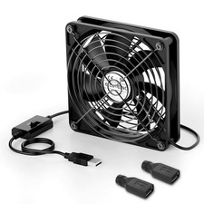 120Mm USB Computer Fan 5V PC Cooling Fan with 3 Adjustable Speeds DC to USB picture