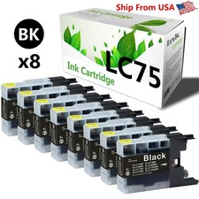 8PacK LC75 LC75XL LC-75 Ink Cartridge for MFC-J6510DW MFC-J6710DW MFC-J825DW picture
